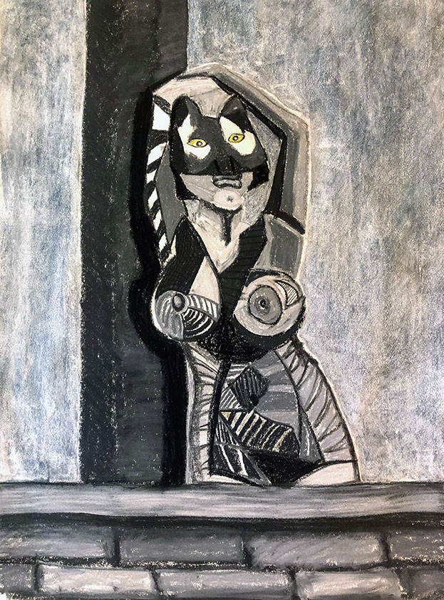 Embellished figure study 17