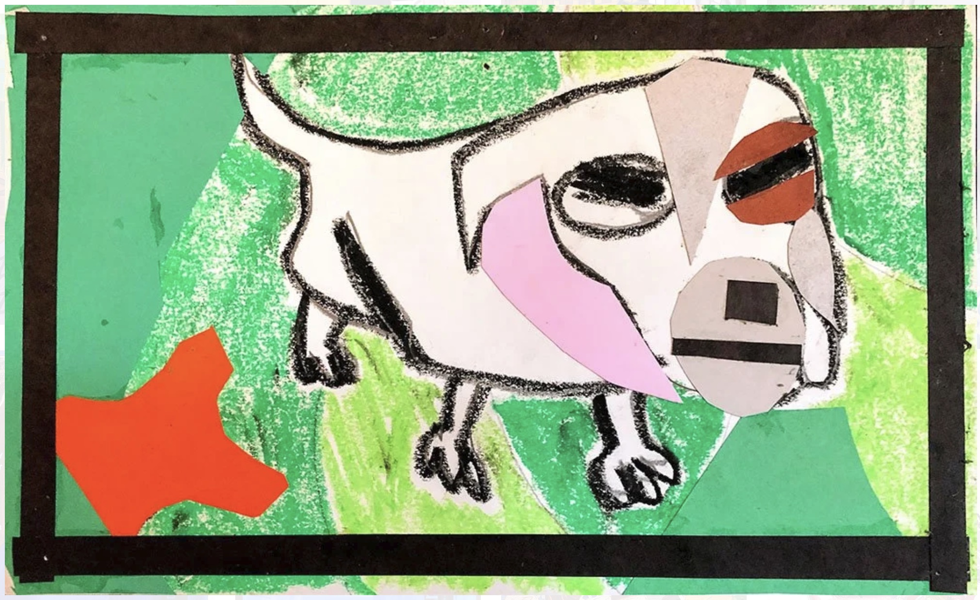 The Dog collage study